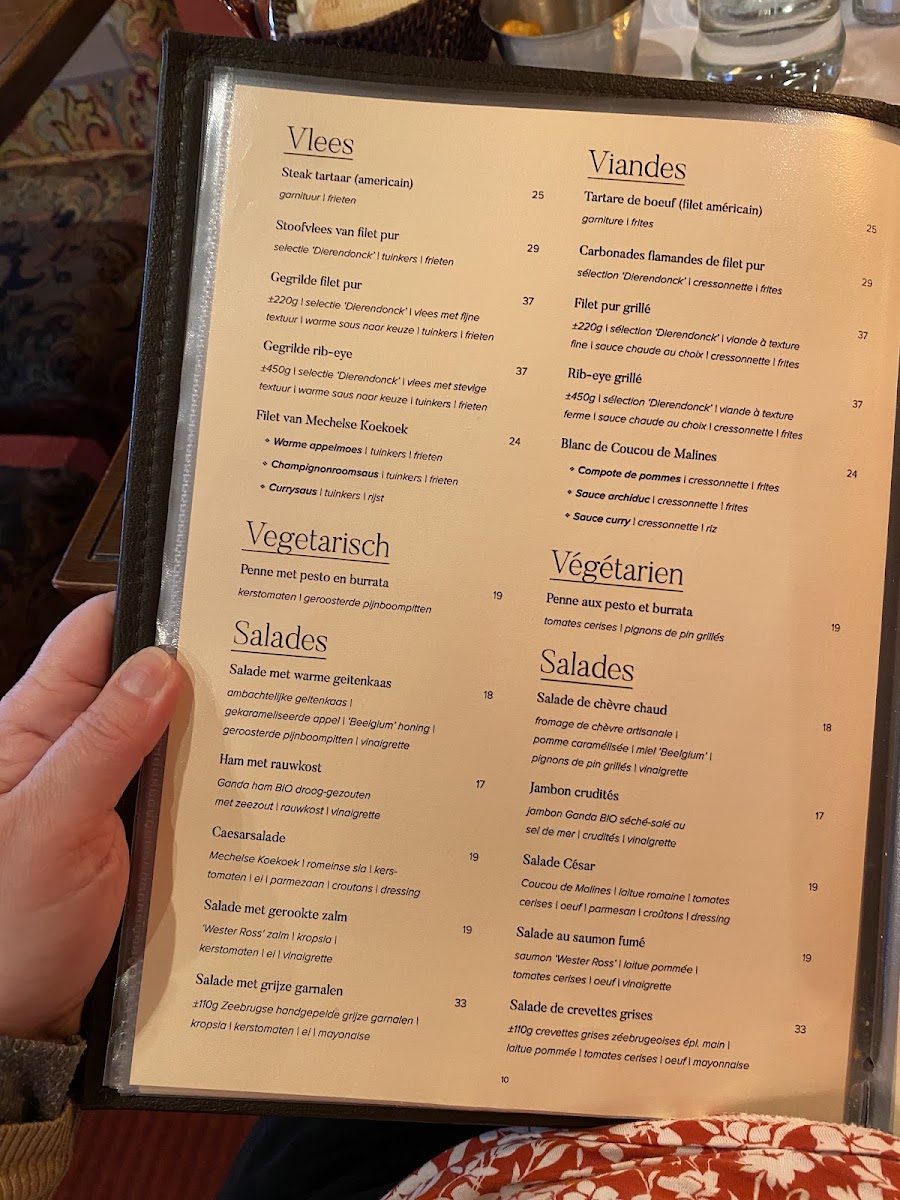 Menu - Rubens photo 7