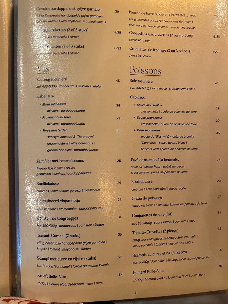 Menu - Rubens photo 9